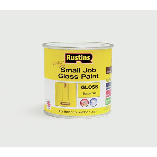 Rustins Quick Dry Small Job Gloss 250ml Buttercup
