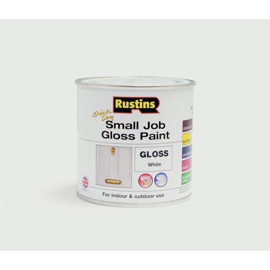 Rustins Quick Dry Small Job Gloss 250ml White