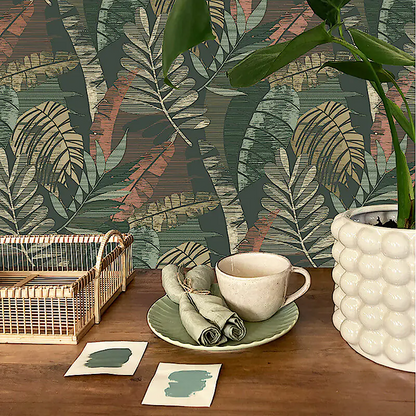 Belgravia Sarika Leaf Wallpaper