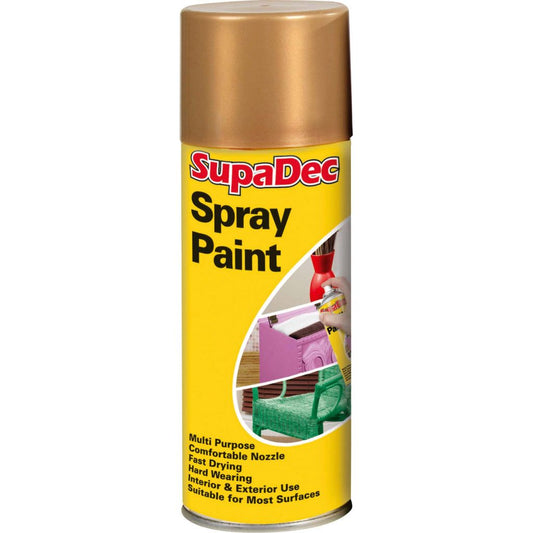 Pintura en Spray SupaDec 400ml Oro