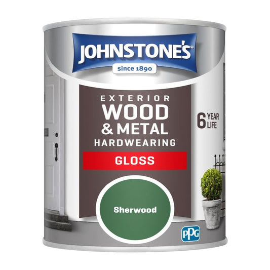 Johnstone's Exterior Hardwearing Gloss 750ml Sherwood