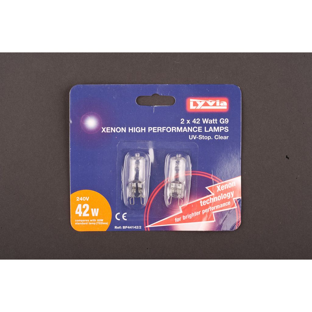 Lyvia Xenon High Performance G9 Bulb 42W Twin Pack