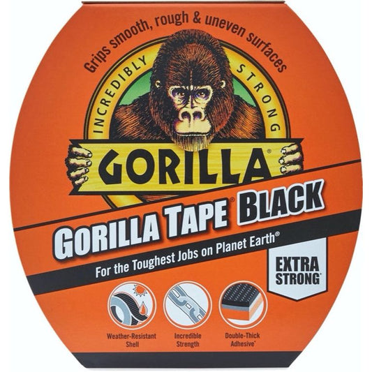 Rollo Gorilla Tape Negro 11m