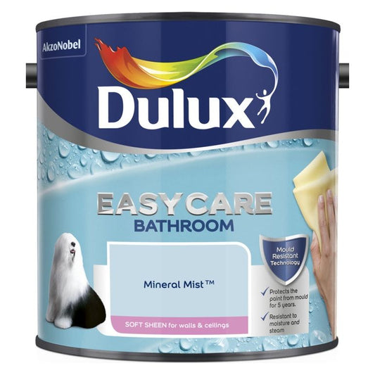 Dulux Easycare Bathroom Soft Sheen 2.5L Mineral Mist