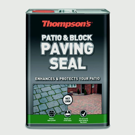 Thompson's Patio & Block Paving Seal 5L Wet Look