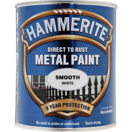 Hammerite Pintura Metal Lisa 750ml Blanco