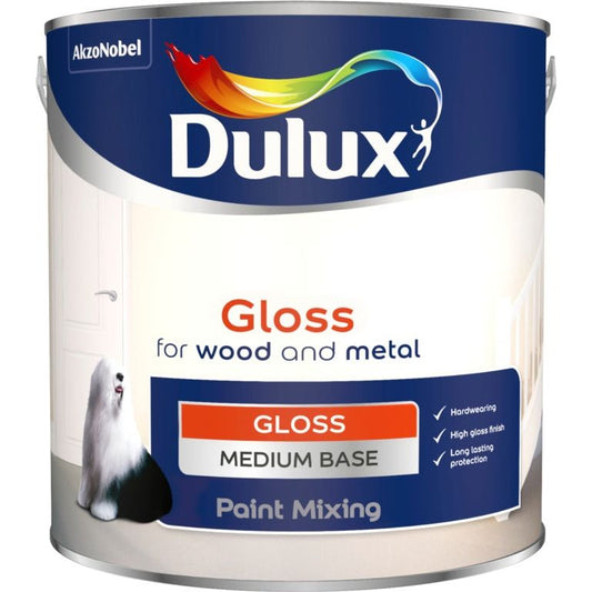 Base brillante para mezclar colores Dulux, 2,5 L, media