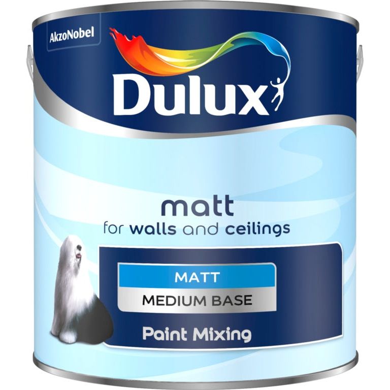 Dulux Colour Mixing 2.5L Medium Matt Base