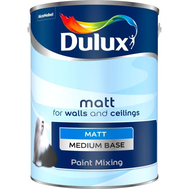 Dulux Colour Mixing 5L Medium Matt Base