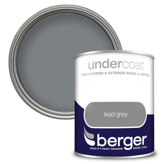 Berger Undercoat 750ml Lead Grey