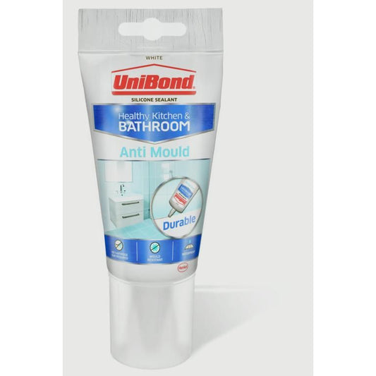 UniBond Anti Mould Kitchen & Bathroom Tube 150g White