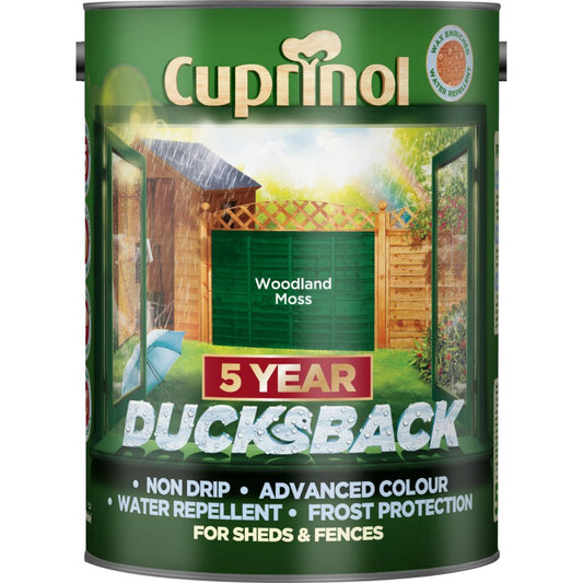Cuprinol Ducksback 5L Woodland Moss