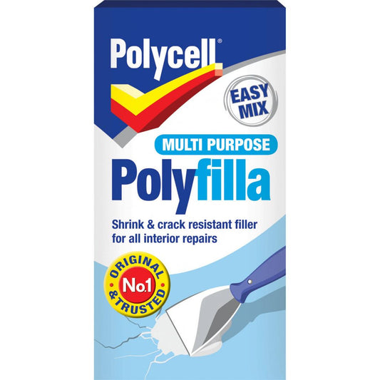 Boîte de 450 g de remplissage en poudre blanche polyvalente Polycell Polyfilla