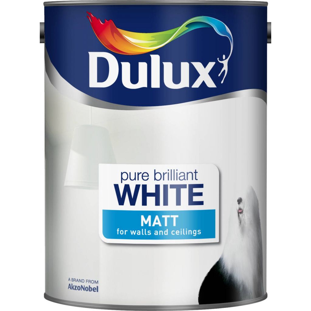 Dulux Mat 5L Blanc Brillant Pur