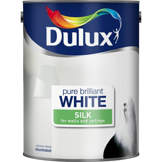 Dulux Silk 5L Pure Brilliant White