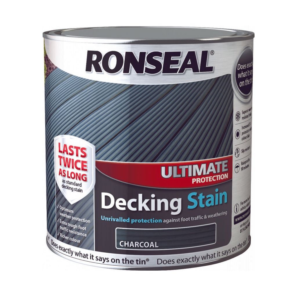 Ronseal Ultimate Protection Teinture pour terrasse 2,5 L Charbon