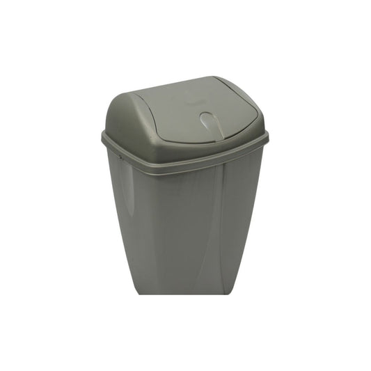 TML Swing Bin 50L Metalic Silver