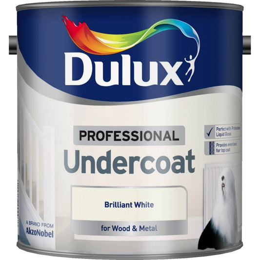 Dulux Professional Undercoat 2.5L Brilliant White