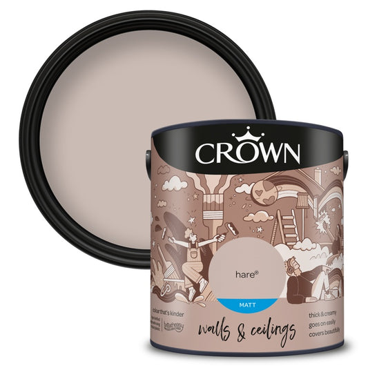 Crown Walls & Ceilings Matt  2.5L Hare