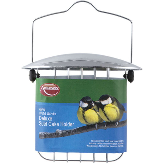 Ambassador Wild Birds Deluxe Suet Cake Holder