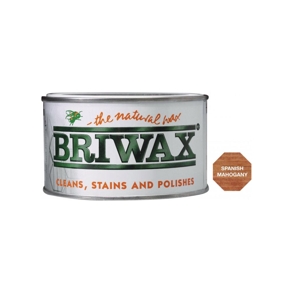 Briwax Natural Wax 400g Spanish Mahogany