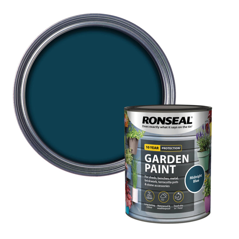 Peinture de jardin Ronseal 750 ml bleu nuit