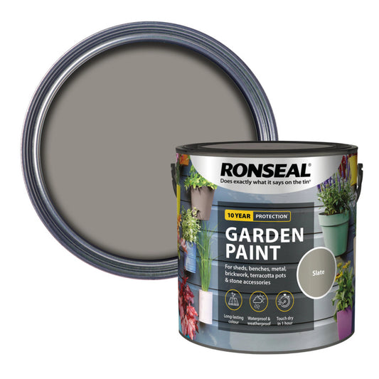 Pintura de jardín Ronseal 2,5 L Pizarra