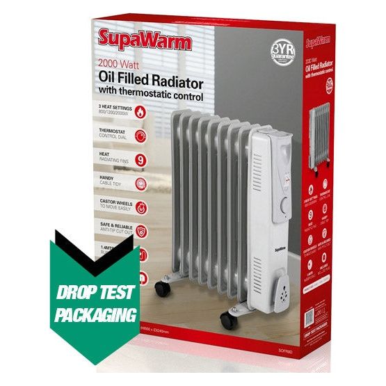 SupaWarm Oil Filled Radiator 2000w