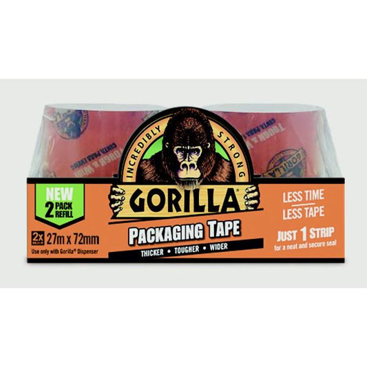 Gorilla Packaging Tape 2 x 27m Refill