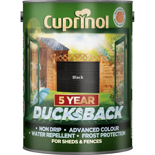 Cuprinol Ducksback 5L Noir
