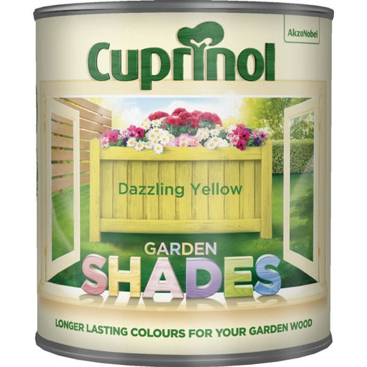 Cuprinol Garden Shades 1L Jaune éblouissant