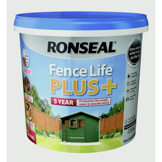 Ronseal Fence Life Plus 5L Forest Green