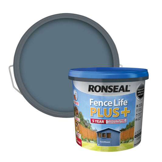 Ronseal Fence Life Plus 5L Bleuet