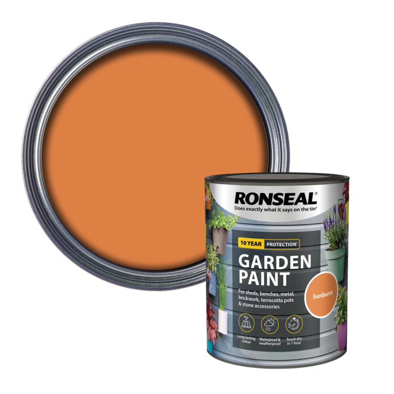 Ronseal Garden Paint 750ml Sunburst