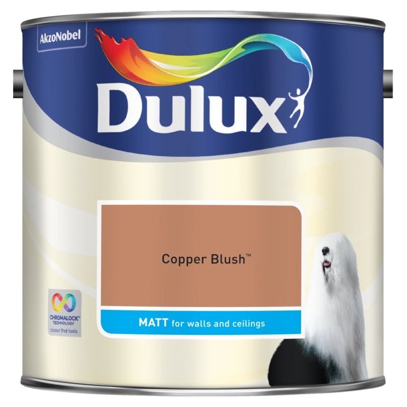 Dulux Matt 2.5L Copper Blush