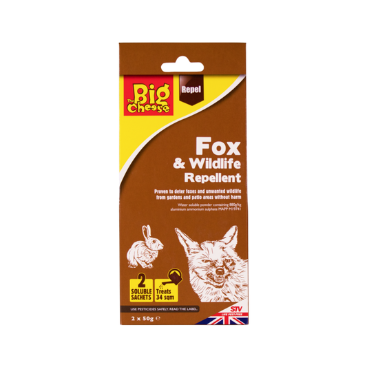 The Big Cheese Fox & Wildlife Repellent 2x50g Sachets
