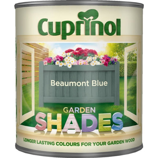 Cuprinol Cortinas de jardín 1L Beaumont Azul