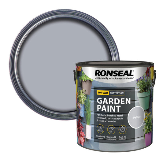 Pintura de jardín Ronseal 2,5 L guijarro