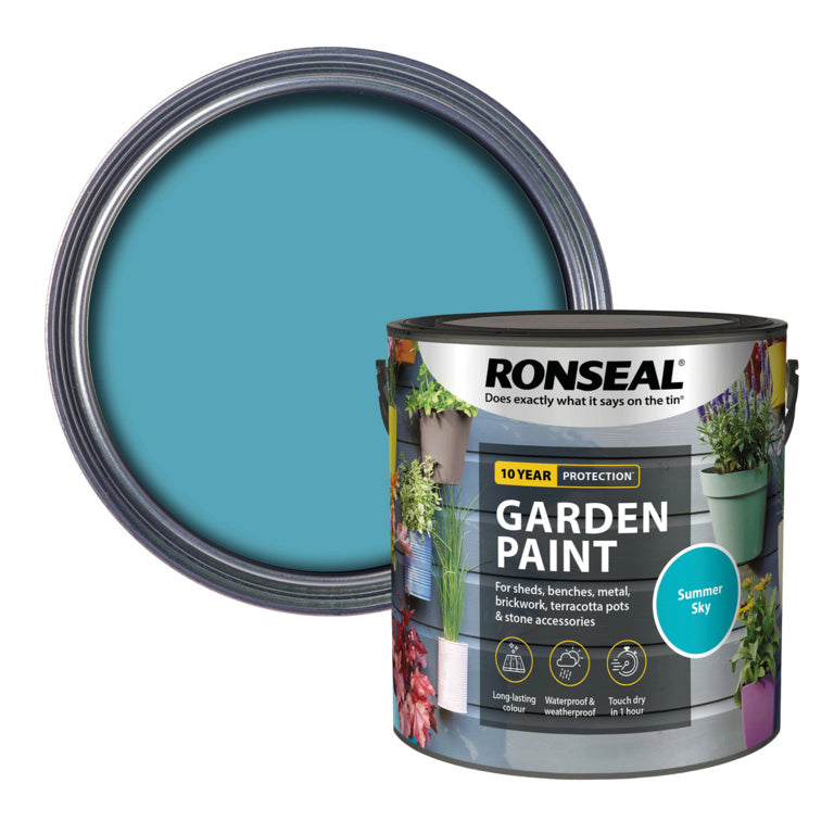 Pintura de jardín Ronseal 2,5 L cielo de verano