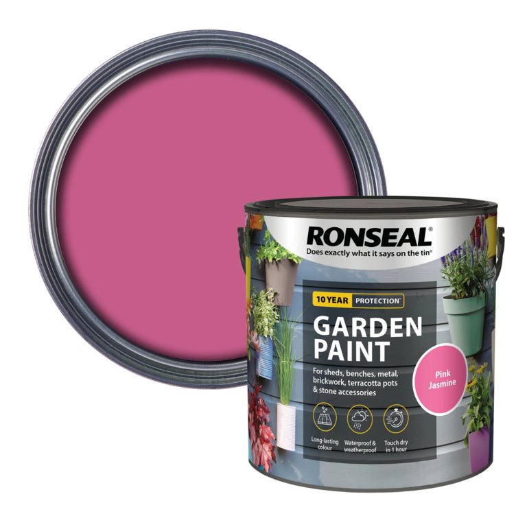 Pintura de jardín Ronseal 2,5 L rosa jazmín