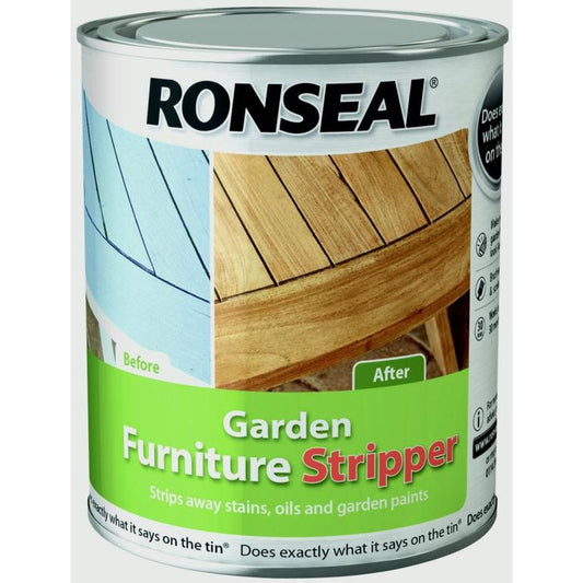 Ronseal Garden Furniture Stripper 750ml Clear