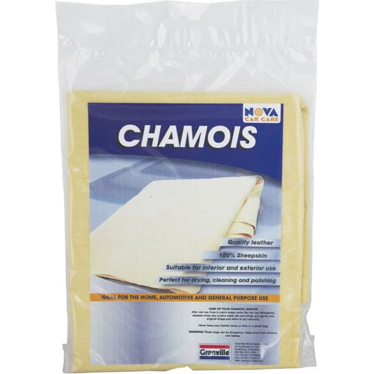 Granville Chemicals Premium Genuine Chamois Leather 1.5 Sq Ft Small