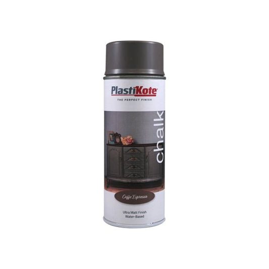 PlastiKote Chalk Spray Paint 400ml Caffe Espresso