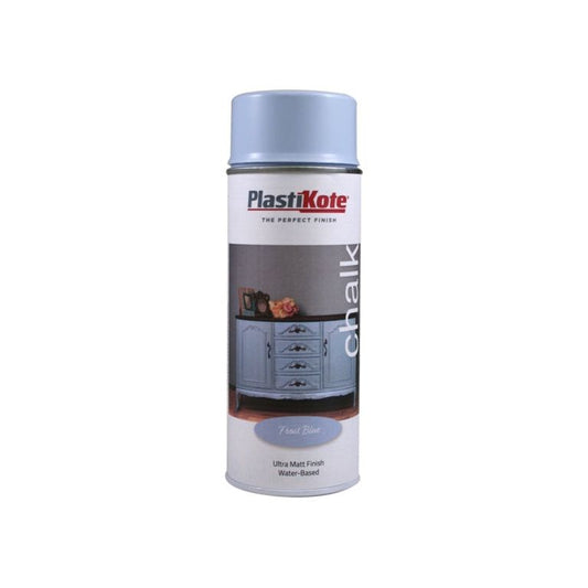 Peinture à la craie en aérosol Plastikote 400 ml bleu givré