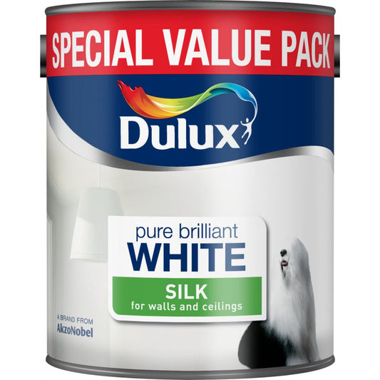 Dulux Silk 3L Pure Brilliant White