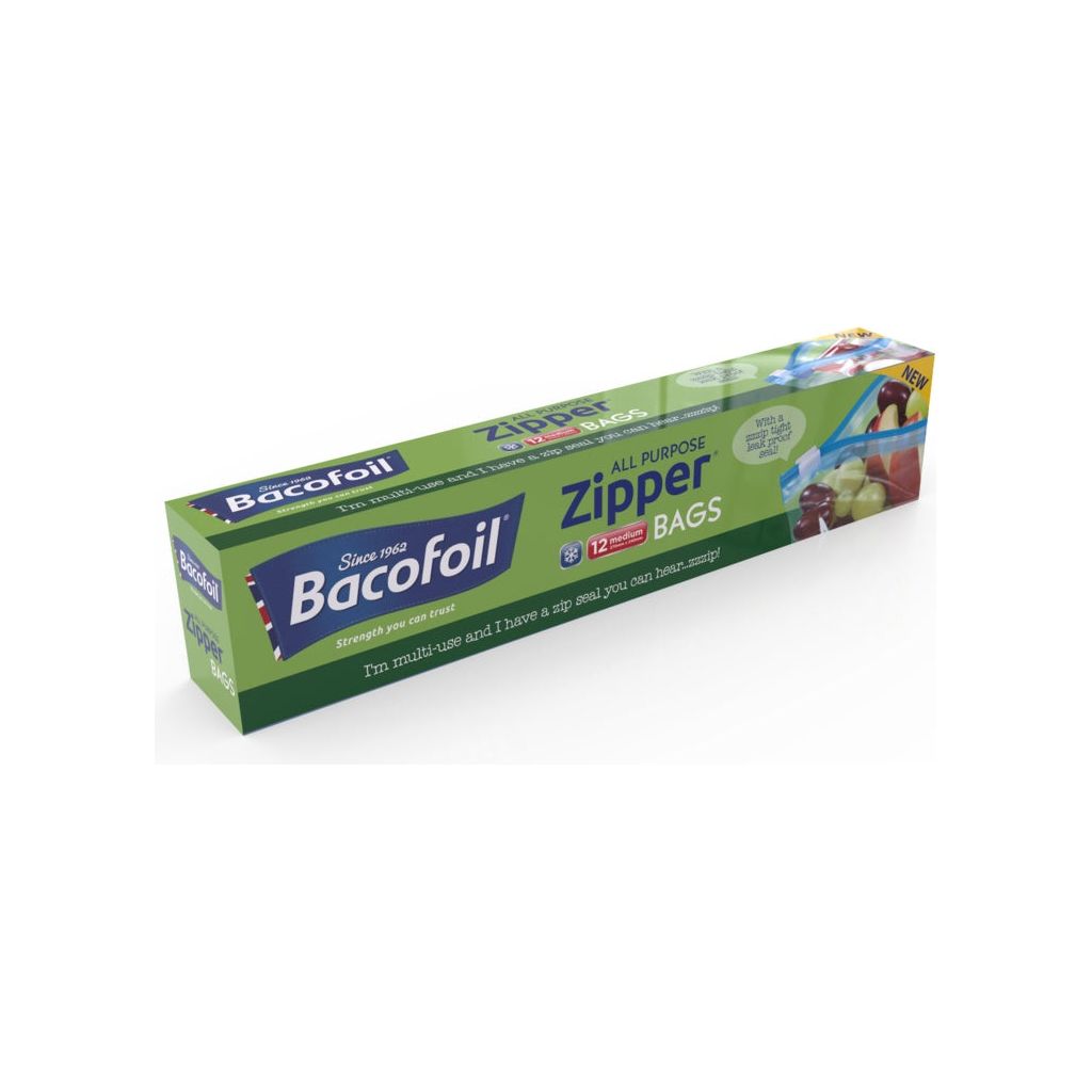 Bacofoil Zipper Bags Medium Pack