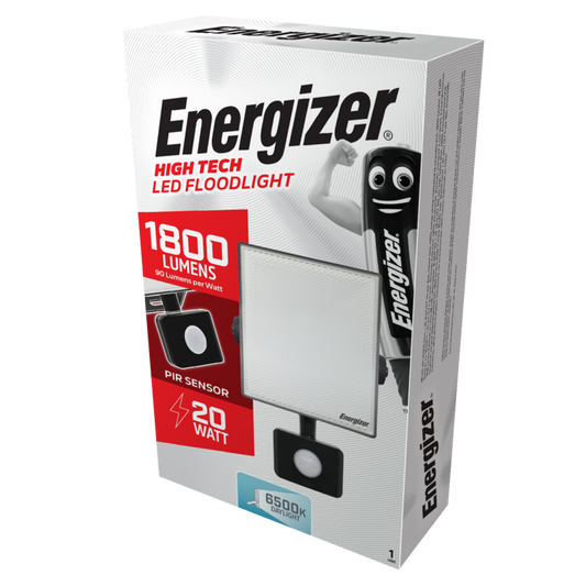 Energizer 20W LED IP44 PIR Floodlight