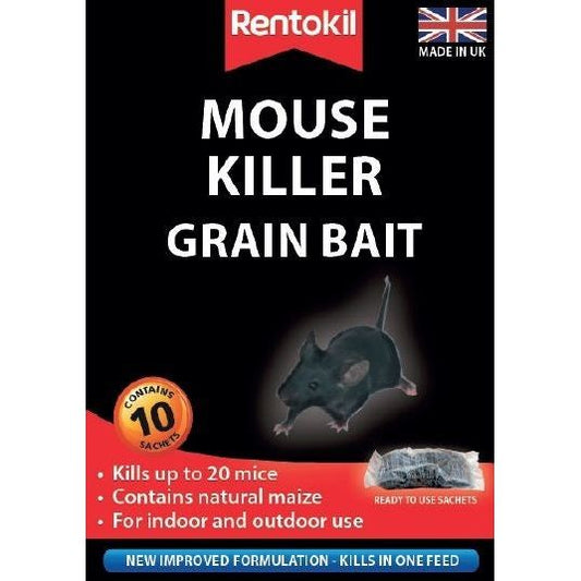 Rentokil Cebo De Grano Mata Ratones 10 Bolsitas