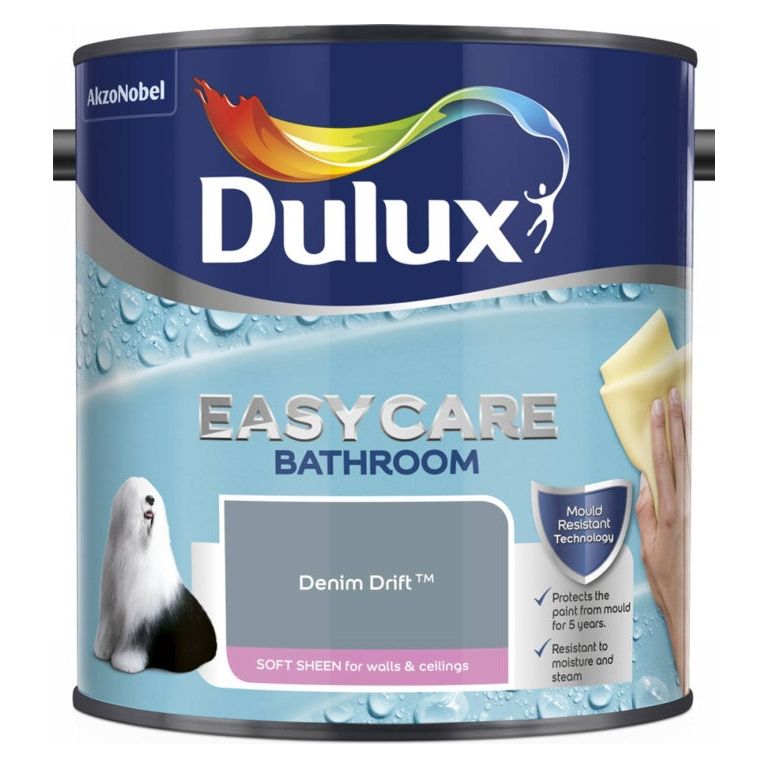 Dulux Easycare Baño Brillo Suave 2.5L Denim Drift