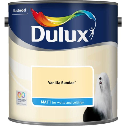 Coupe glacée à la vanille Dulux Matt 2,5 L
